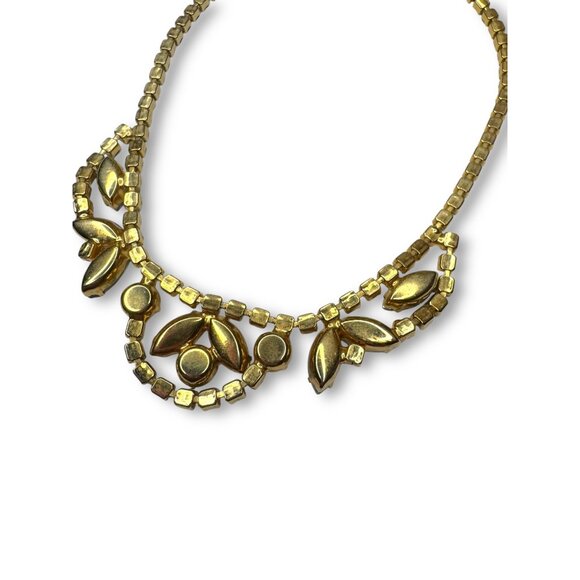 Juliana D&E Rhinestone Necklace Earrings Set AB Watermelon Navette Vintage - Picture 8 of 11